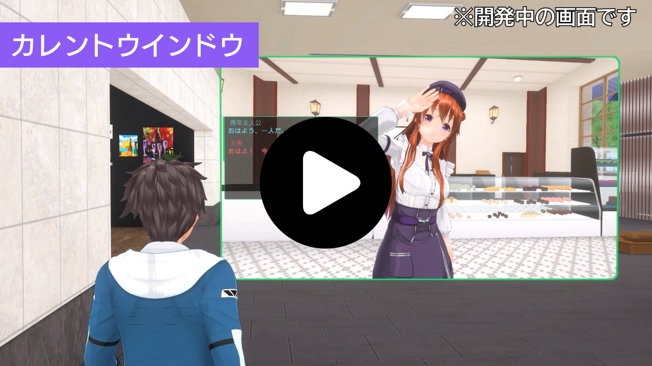 ビデオ通話機能（カレント会話Windowタイプ）