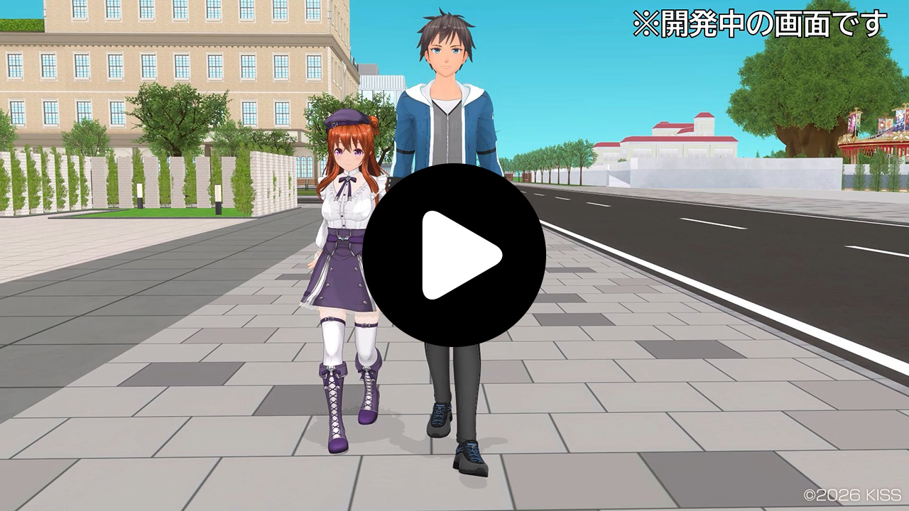 身長差手繋ぎ散策 男：大／女：小